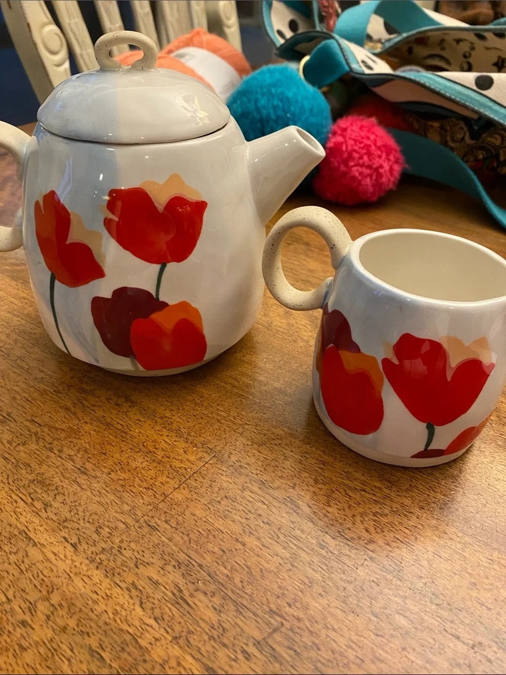 ANTHROPOLOGIE Tulip Tea for One Pieces